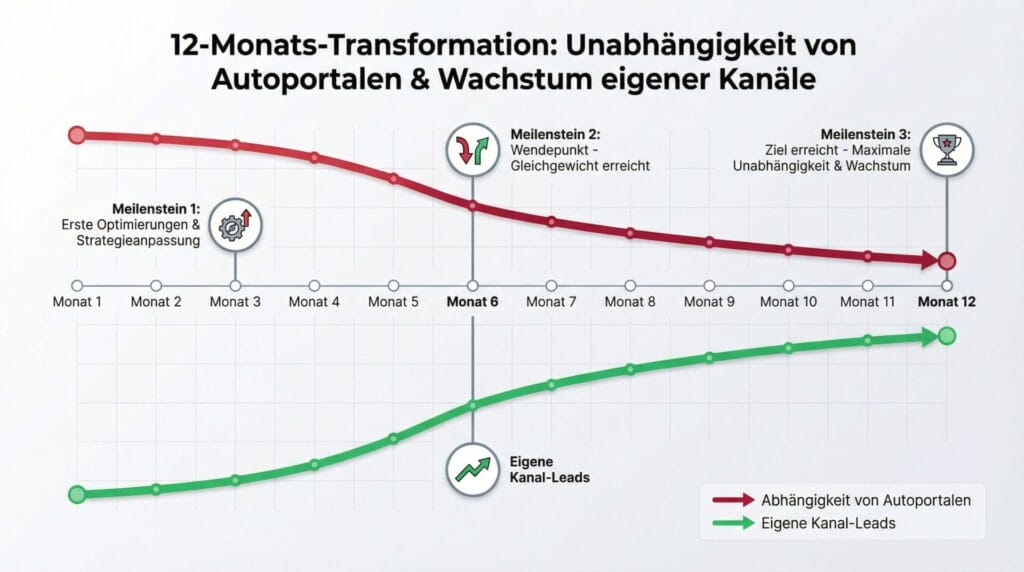 12-Monats-Transformation Marketing-Kanäle