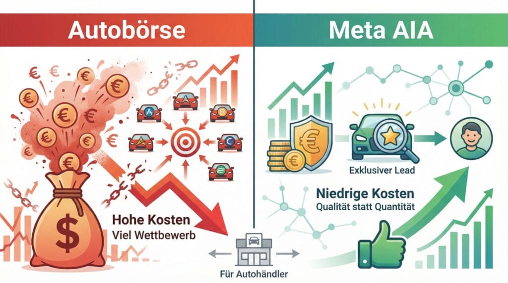 Lead-Qualität Vergleich im Marketing-Trichter