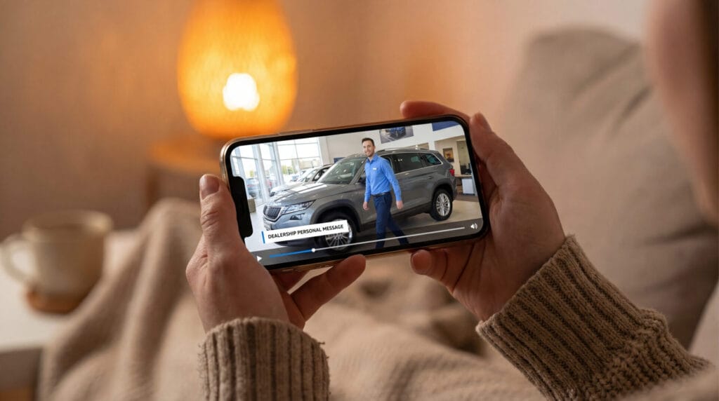 persönliche videonachricht vom autohaus